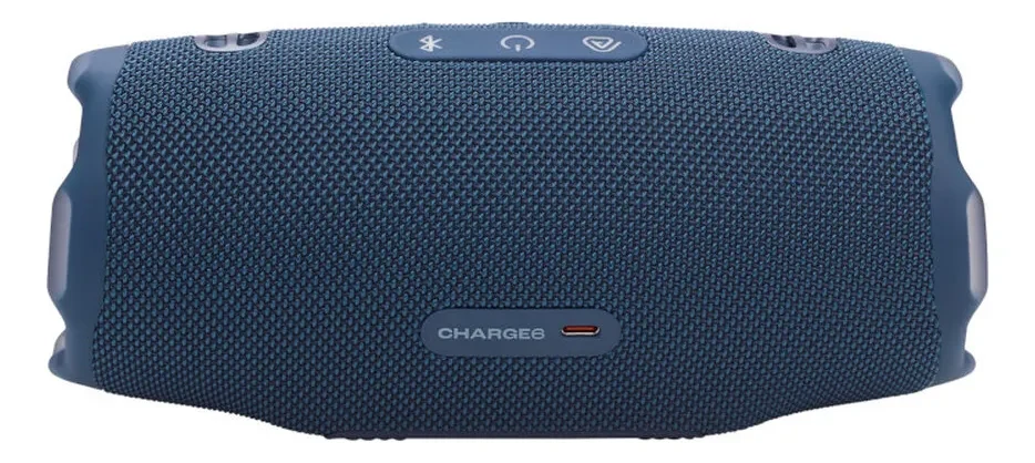 Caixa De Som Bluetooth Jbl Charge 6 Azul — Caixa De Som Bluetooth Jbl Charge 6 Azul